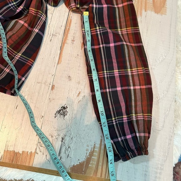 Johnny Was Rosalva Paris Effortless Blouse Size XS Plaid - Picture 9 of 12